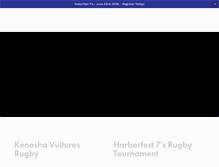 Tablet Screenshot of kenoshavulturesrugby.com